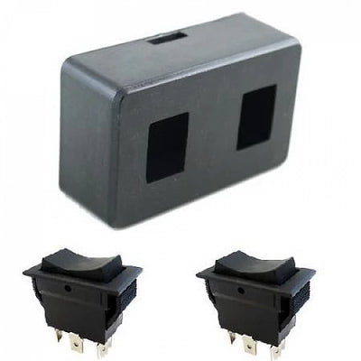 Robotic Switch Box with 2 DPDT Switch for DIY Robot Car Control | radiomarket.in
