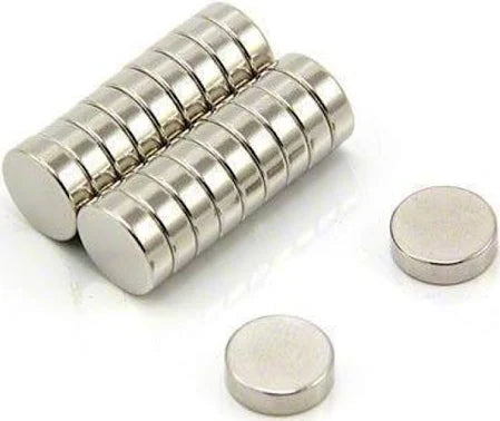8 x 1.5 mm Neodymium Disc Magnets (Pack of 20) | Rare Earth NdFeB Strong Multipurpose Magnets | radiomarket.in