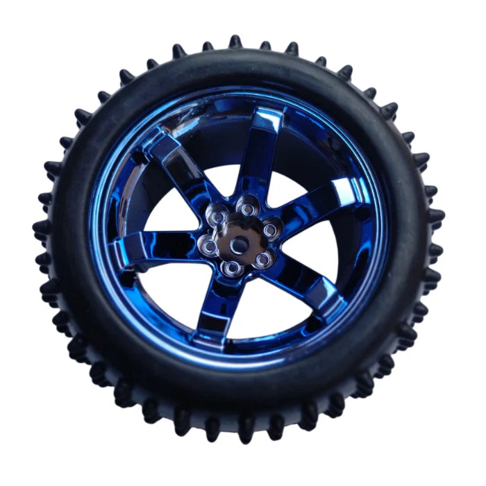 85MM Rubber Wheel for Robot Car, Smart Vehicle and DIY Robotics Projects – radiomarket.in